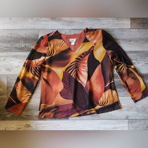 SECRET Womens Abstract Top